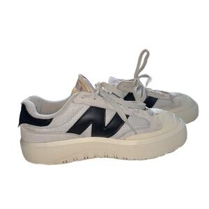 New Balance Cream and Black Casual Sneakers